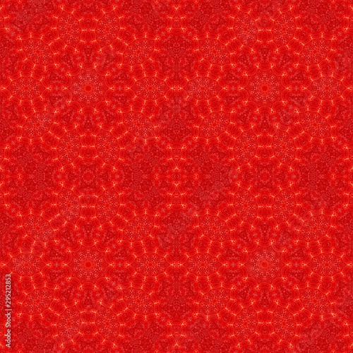 pattern background abstract red kaleidoscope. seamless.
