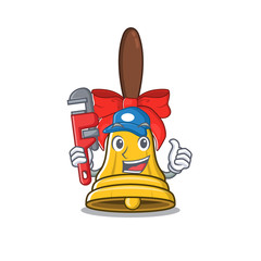 Sticker - Plumber christmas bells in the character shape