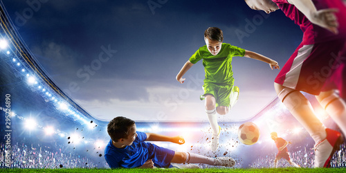 With endless will to victory. Mixed media