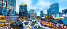  Cityscape Of The Modern Tokyo City At The Old Tokyo Station Japan