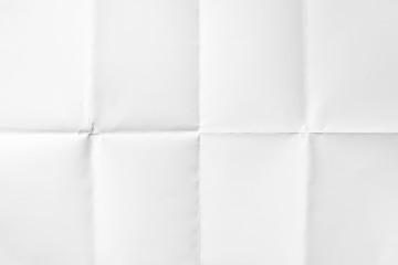 white paper folded in eight, texture background
