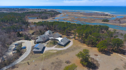 Wall Mural - Wellfleet Audubon Sanctuary Lands Aerial