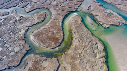 Wall Mural - New England Marsh Aerial