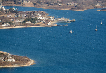 Wall Mural - Chatham, Cape Cod Aerial View