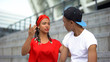 © motortion - Nervous girlfriend nagging her apathetic boyfriend, conflict, misunderstanding