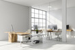 © ImageFlow - Office of modern company in white