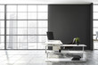 © ImageFlow - Gray manager office workplace interior