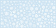 © IlayaStudio - Christmas background with snowflakes. Winter holiday decoration element.