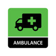 © HM Design - Ambulance car icon for web and mobile
