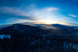 © YouraPechkin - Stunning winter panorama with trees and hills