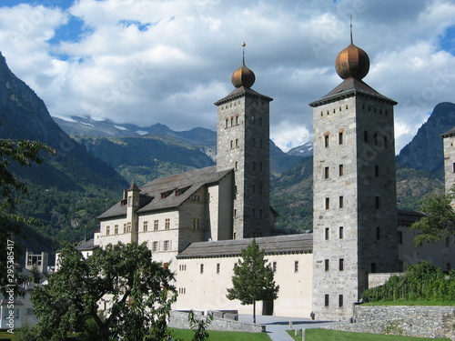 Fotografía Stockalperschloss in Brig Schweiz (castel stockalper brig swiss)