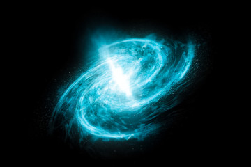Wall Mural - universe spiral galaxy abstract background. stars, planets, nebula and fantastic galaxy.