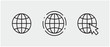 www, internet connection icons. vector illustration, logo web template.