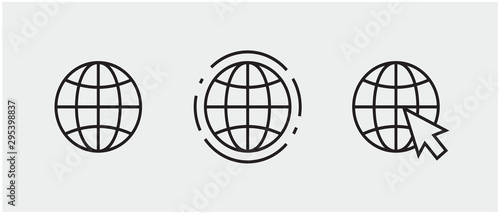 Fotografía www, internet connection icons