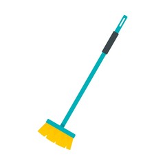 Wall Mural - Cleaning mop icon. Flat illustration of cleaning mop vector icon for web design