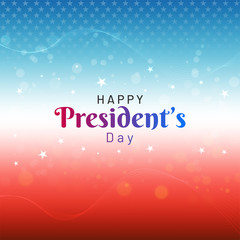 Sticker - Happy President's Day Concept.