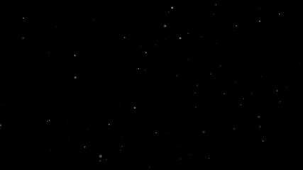 Flashing white stars on black background HD 1920x1080