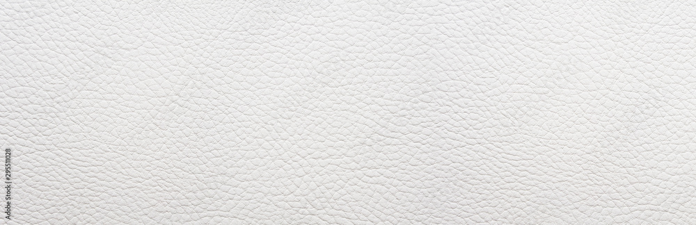 White leather background. Panorama. - obrazy, fototapety, plakaty 