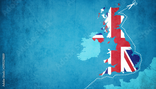 Fotografía Brexit Konzept - Großbritannien verlässt die Europäische Union