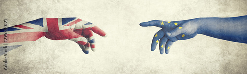 Fotomural Brexit Konzept - Großbritannien verlässt die Europäische Union