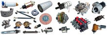 Lot Of New Auto Spare Parts. Set With Many Isolated Items For Shop Or Aftermarket.