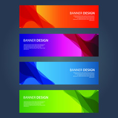 Vector Abstract design banner web template