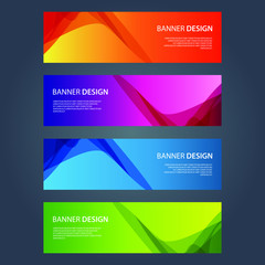 Vector Abstract design banner web template