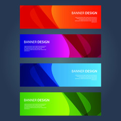 Vector Abstract design banner web template