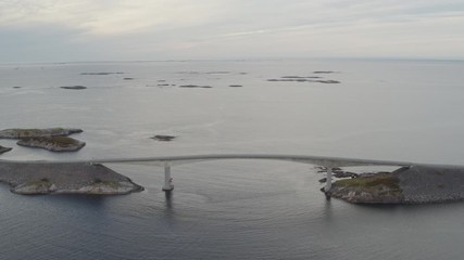 Canvas Print - The Atlantic Ocean Road of West Norway