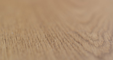 Wall Mural - closeup of oil finished oak wood surface