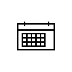 Calendar icon vector design template