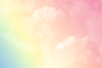 Wall Mural - cloud background with a pastel colour