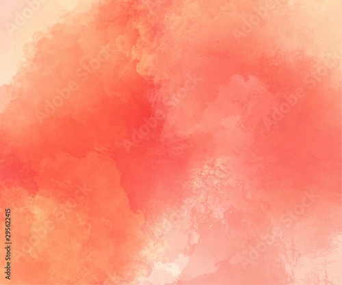 Soft Watercolor artistic brush stroke isolated on white background. Abstract ...