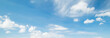 Leinwandbild Motiv Sky and clouds tropical panorama