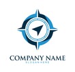 © Graficriver - simple compass Logo Template. vector icon illustration design.