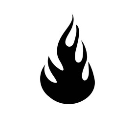 Wall Mural - Fire flame logo vector illustration design template. Fire flame icon