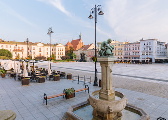 Wall Mural - Bydgoszcz.  Kuyavian-Pomeranian Voivodeship in Poland.  Historic city architecture on the Old Town Square