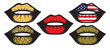 © 111chemodan111 - Set of female lips isolated on white background. Vector illustration. EPS10