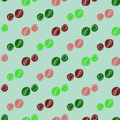 Aufkleber - Textile colorful fabric in retro style on light background. Vector elegant template. Vector geometric pattern. Colorful illustration. Modern template for cover design. Abstract cover. Fashion design.
