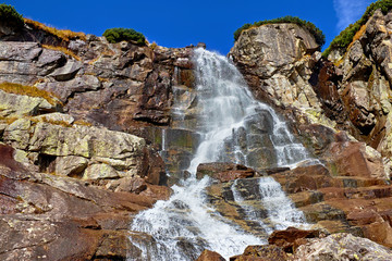 Poster - Skok waterfall near to Strbske pleso lake in High Tatras National Park, Slovakia