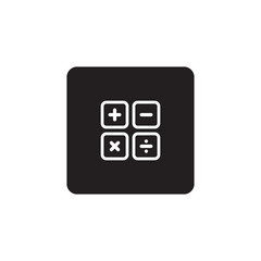 Wall Mural - Calculator icon symbol vector