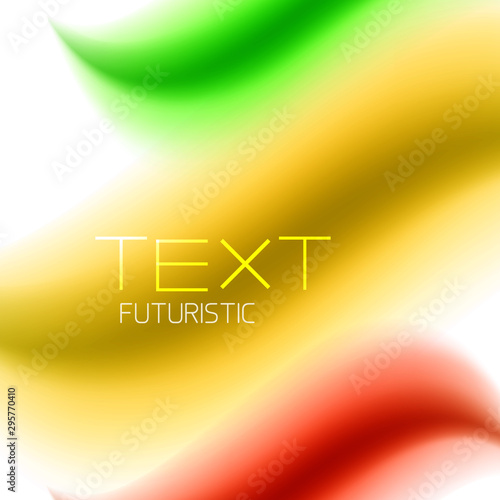 Flowing color wave pattern background