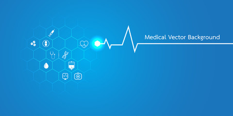 Wall Mural - abstract molecules medical background concept template design vector illustration.