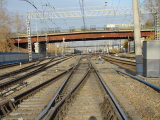 train on railway