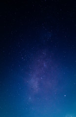 Wall Mural - milky way,galaxy,cosmos on dark sky