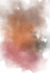 Wall Mural - abstract watercolor digital art painting soft focus for texture background