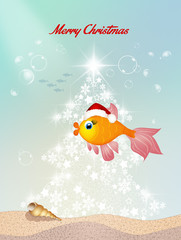 Poster - greeting for Christmas