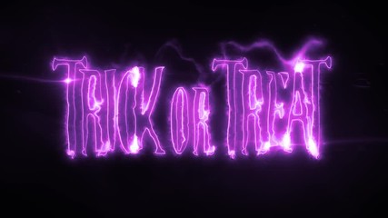 Wall Mural - happy halloween scary background clip/ 4k animation of a happy halloween holidays animation with sca