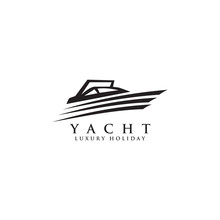 Yacht Logo Design Vector Template