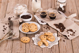 Fototapeta Uliczki - Chocolate chip cookies. 